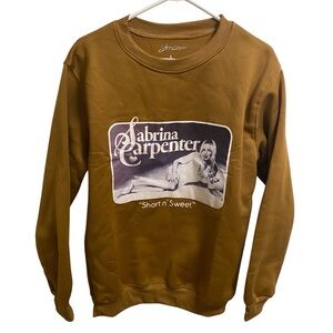 Sabrina Carpenter “Short n’ Sweet” Tour Official Crewneck Sweater Sz Large